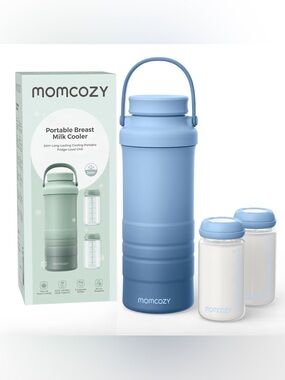 NIB Momcozy Breast Milk Cooler in Light Baby Blue 22OZ